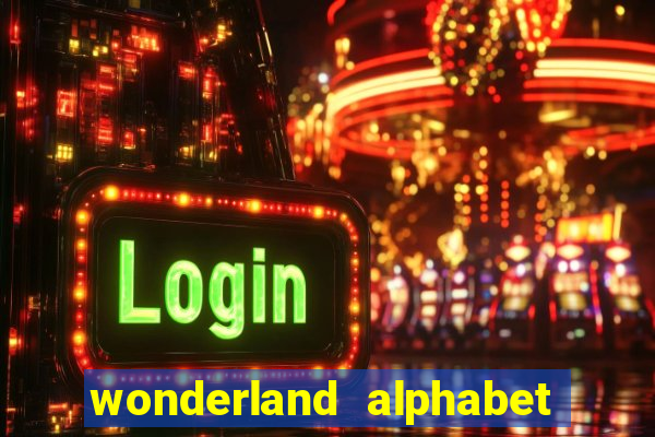 wonderland alphabet comic studio